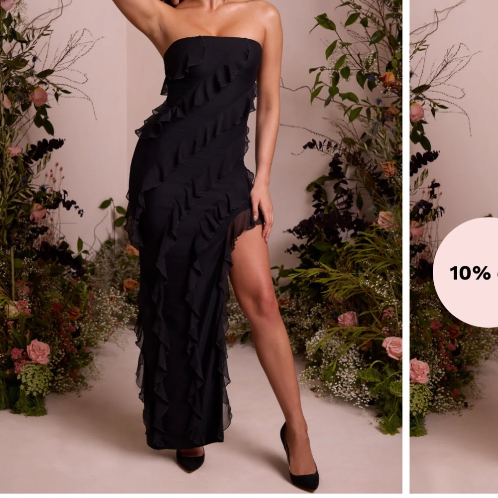 Oh Polly Nevali Ruffle dress